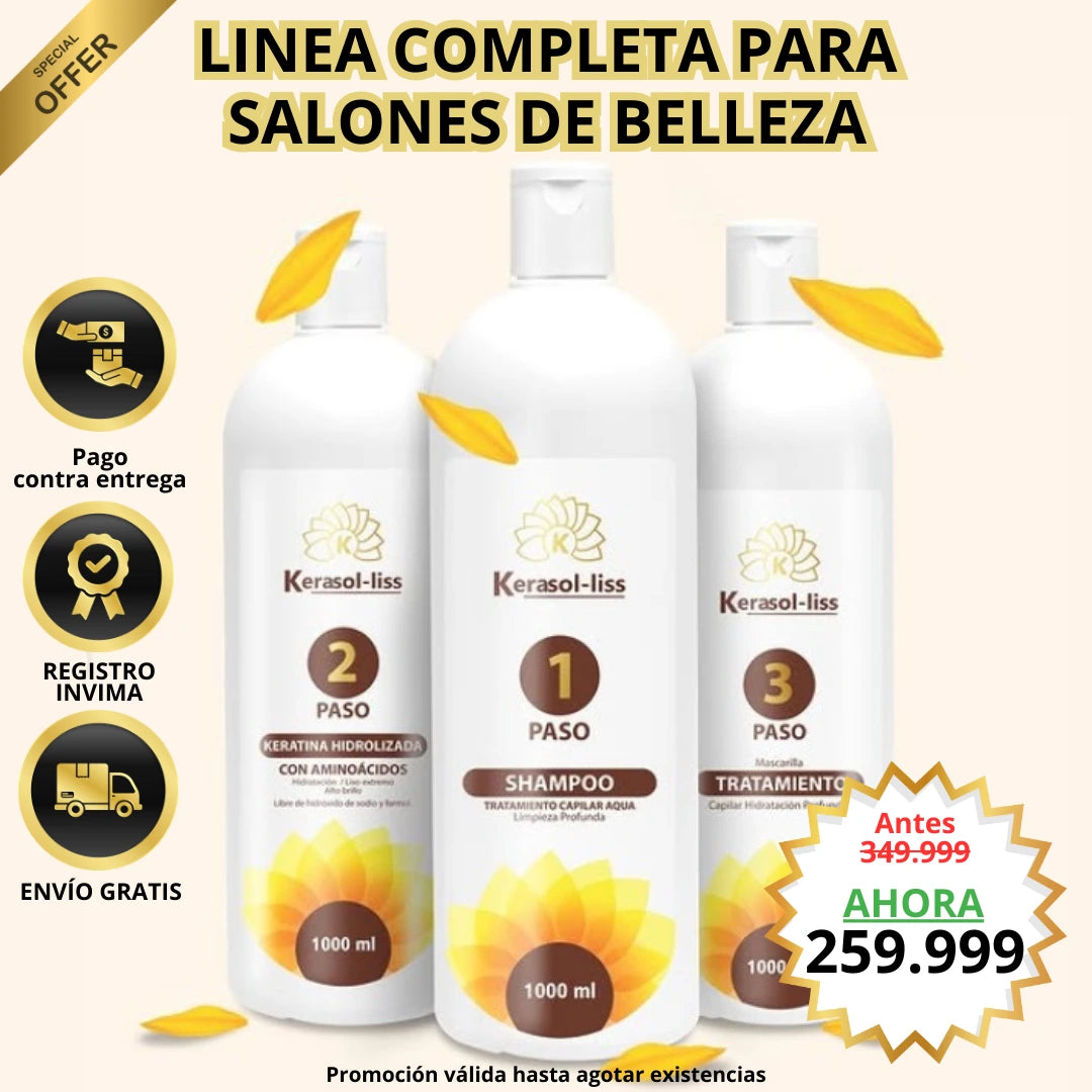 Hidro Keratina para salon de belleza