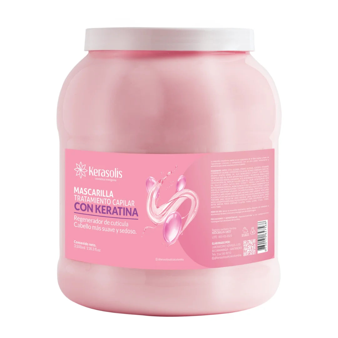 BOMBONERA Mascarilla tratamiento capilar con keratina. 3500ML