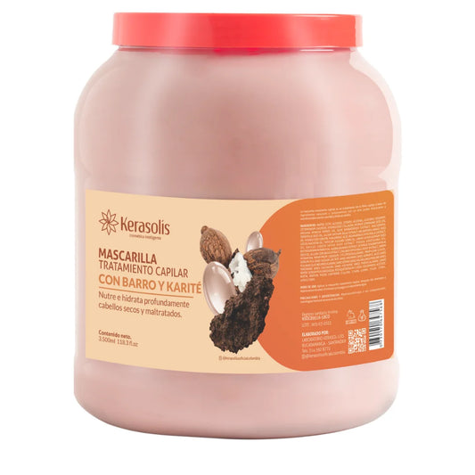 BOMBONERA-Mascarilla tratamiento con BARRO Y KARITE - 3500ML.