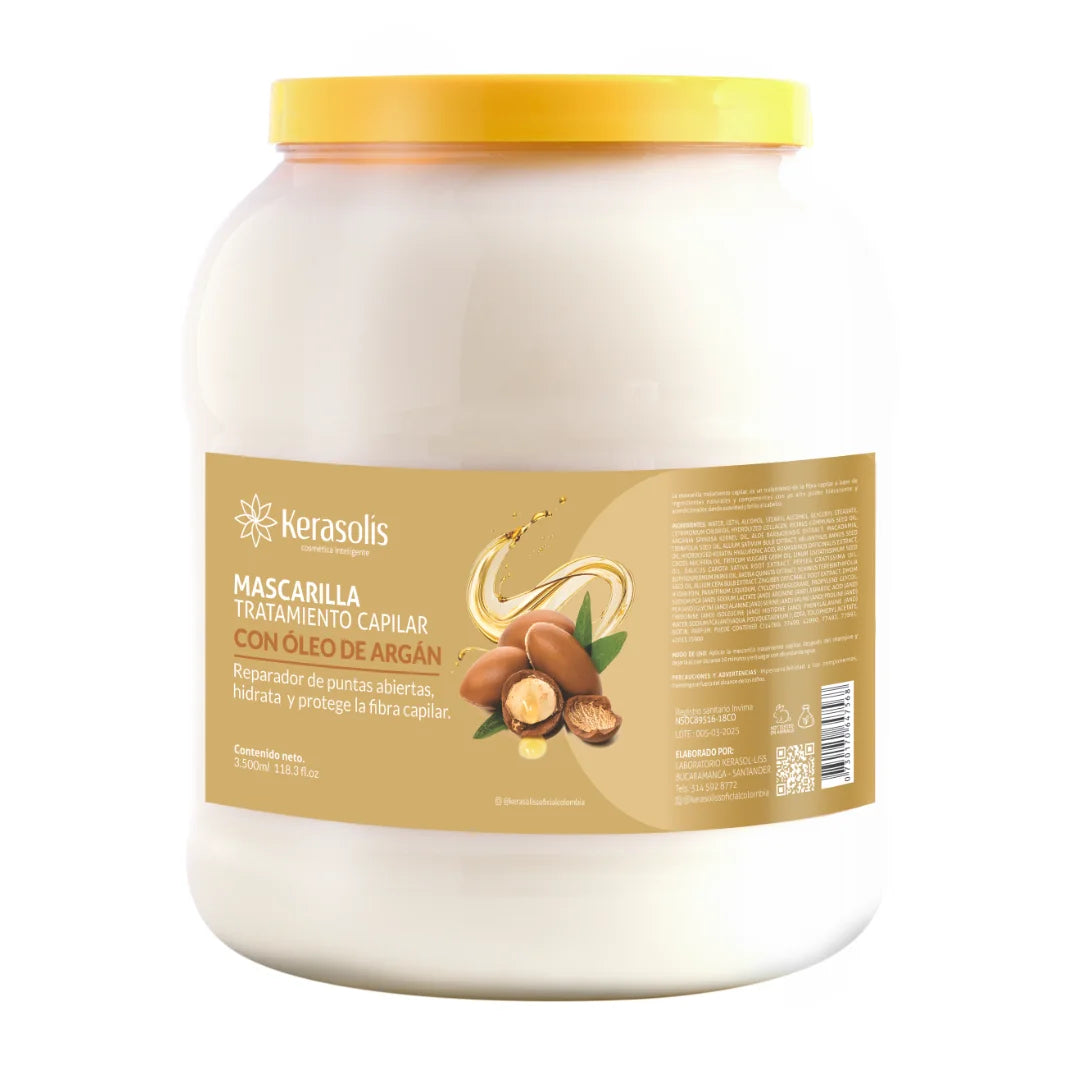 BOMBONERA- Mascarilla Tratamiento Con OLEO Y ARGAN - 3500ML.