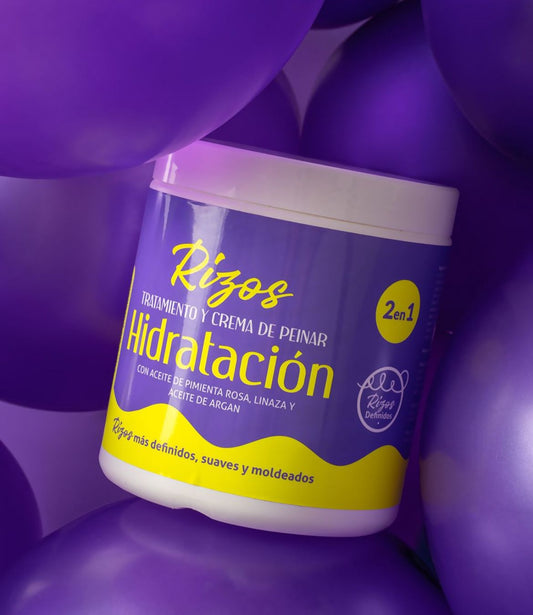 TRATAMIENTO Y CREMA DE PEINAR RIZOS HIDRATACION-RIZOS DEFINIDOS ⭐⭐⭐⭐⭐