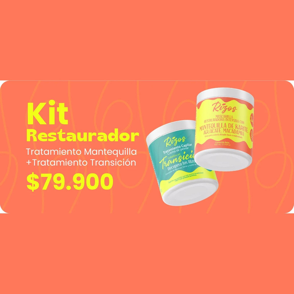 Kit Restaurador: tratamiento mantequilla y tratamiento transición