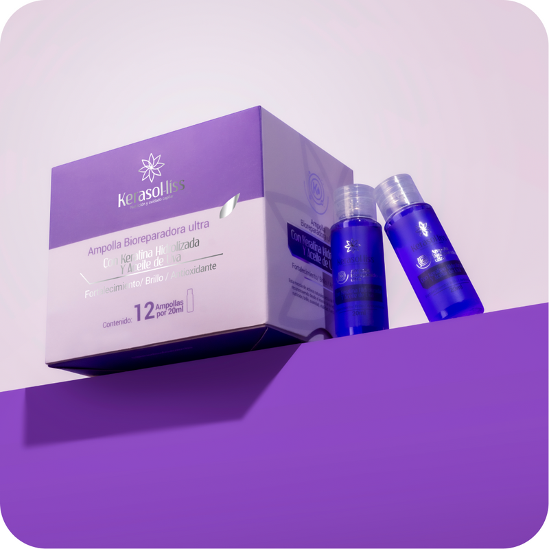 Ampolla Bioreparadora Ultra con Keratina Hidrolizada y Aceite de Uva