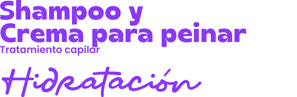 Dúo Hidratación — Shampoo y Crema para peinar