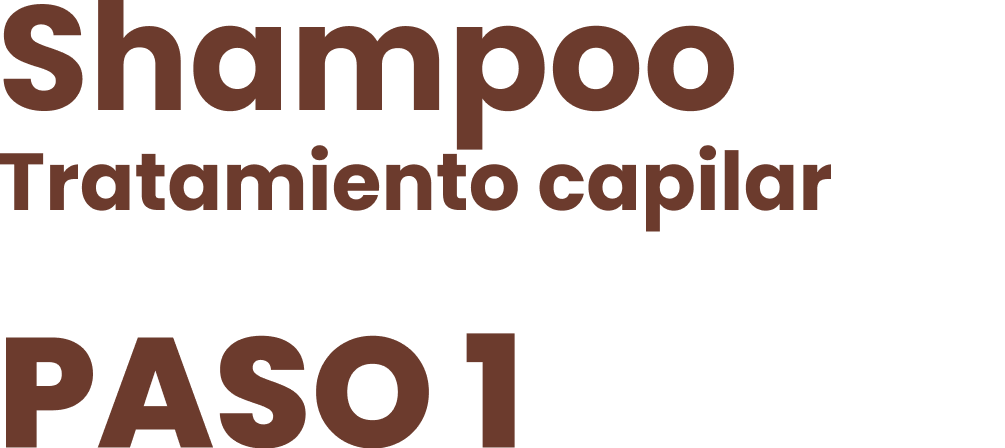 Shampoo Tratamiento Capilar Paso 1