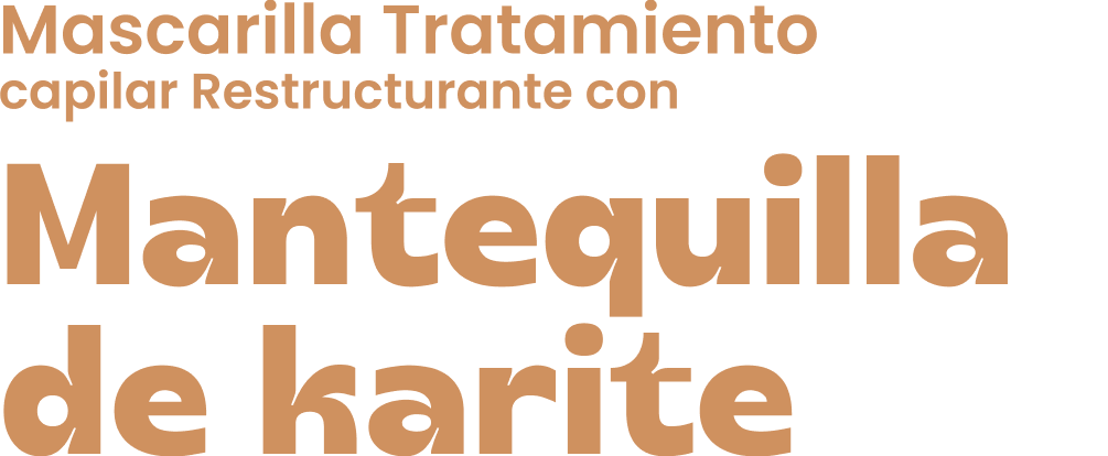 Mascarilla Restructurante Mantequilla de Karité