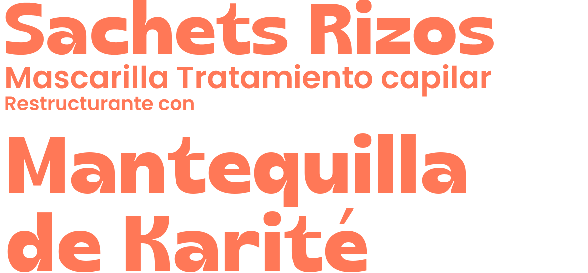 Sachets Rizos Mantequilla de Karité