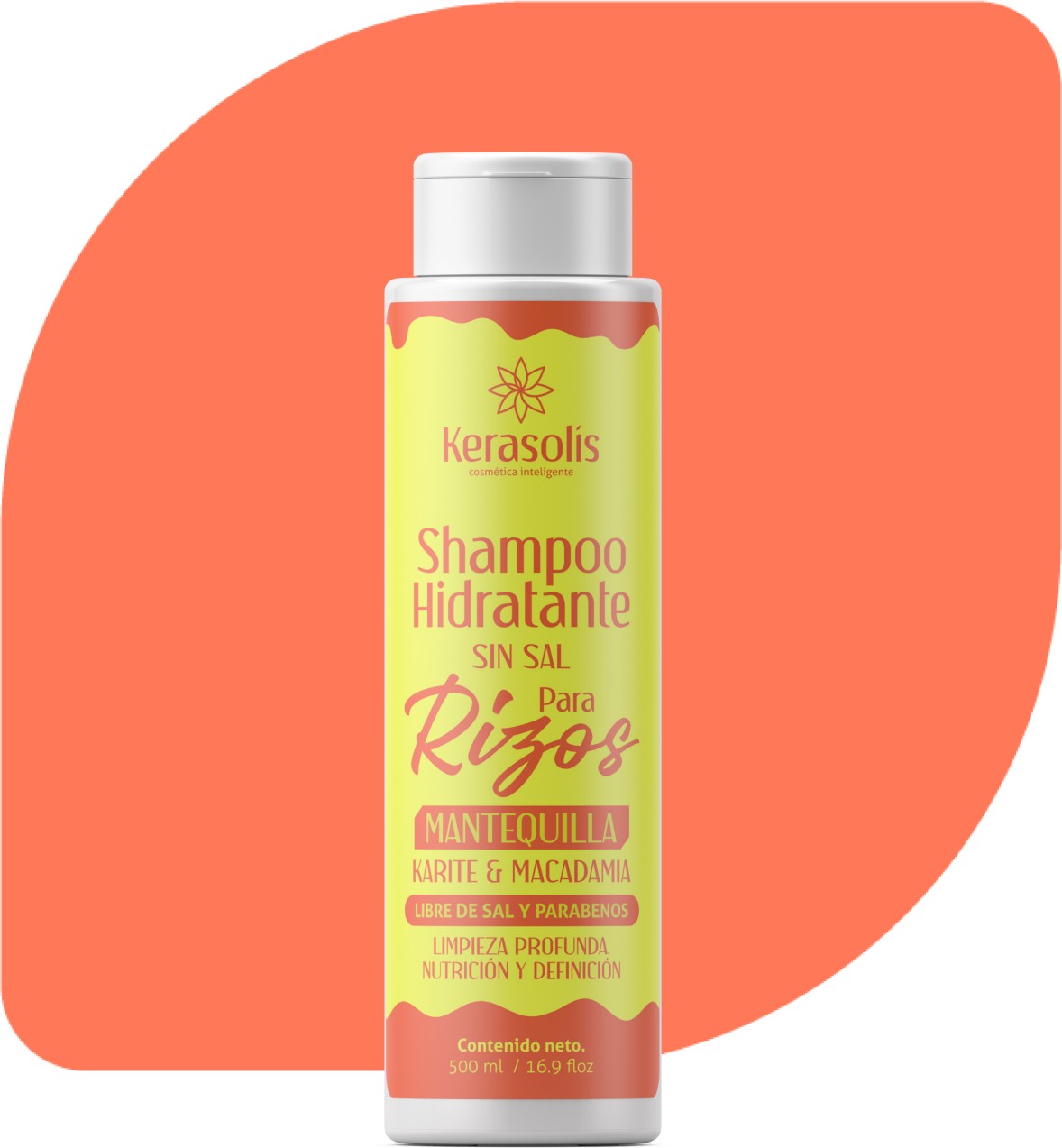Shampoo Mantequilla con karité y macadamia de 500 mL