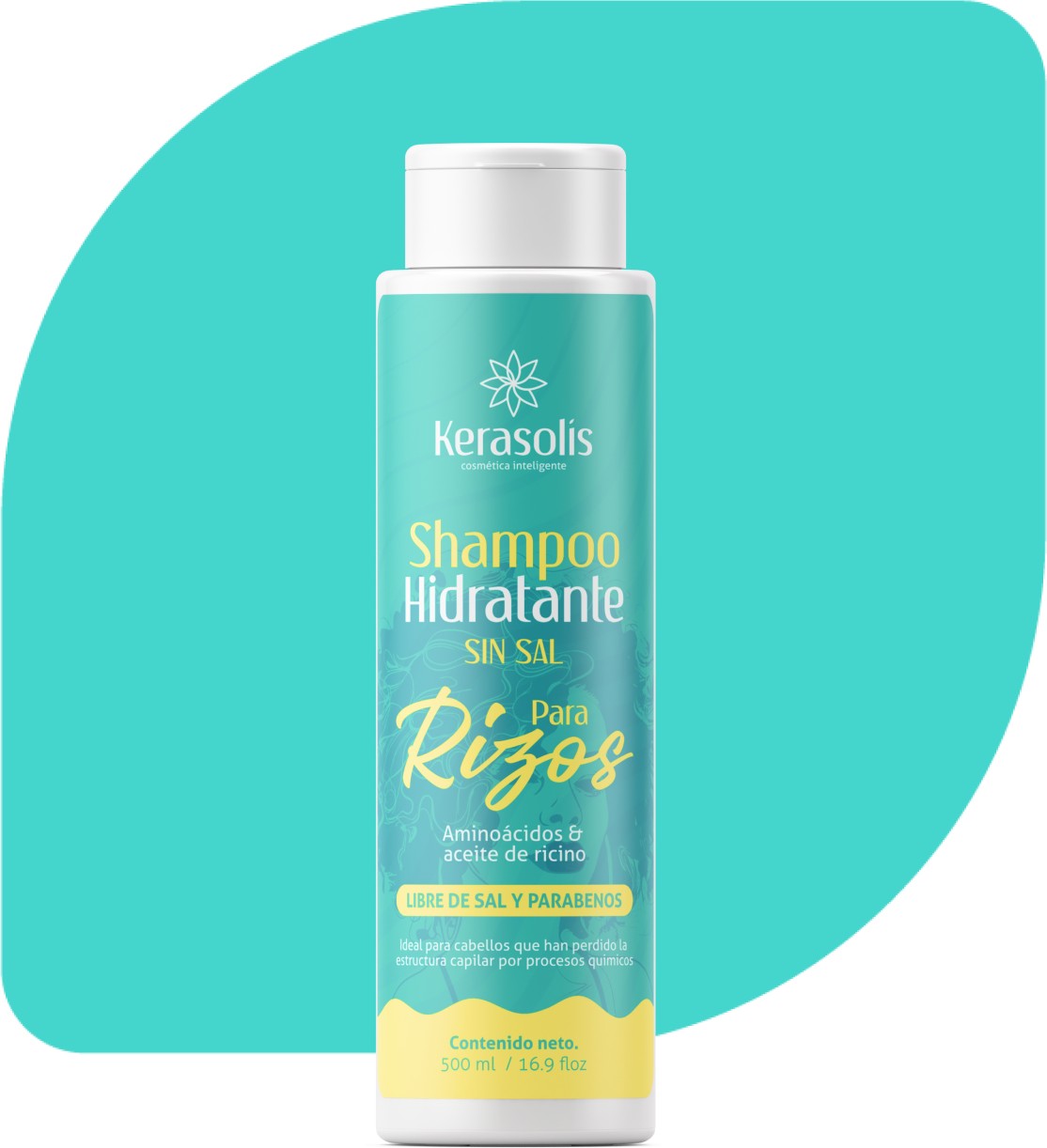 Shampoo Transición hidratante sin sal de 500 mL