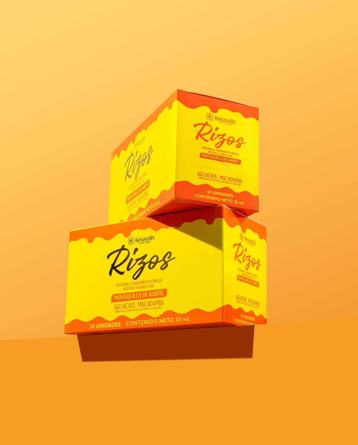 Sachets Rizos Mantequilla de Karité, caja de 24 unidades de 30 mL